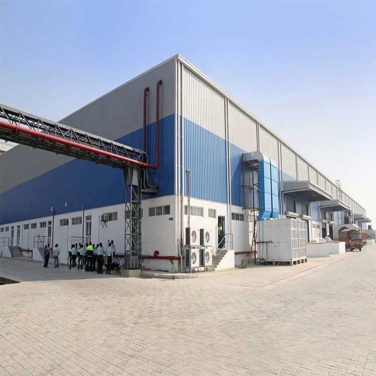 Промышленные конструкции сборная мастерская из стальной с сэндвич-панелью