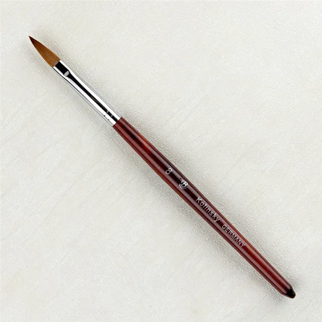 Baowang Professional 3d 777 Kolinsky Germany Acrylic Nail Art Brush For