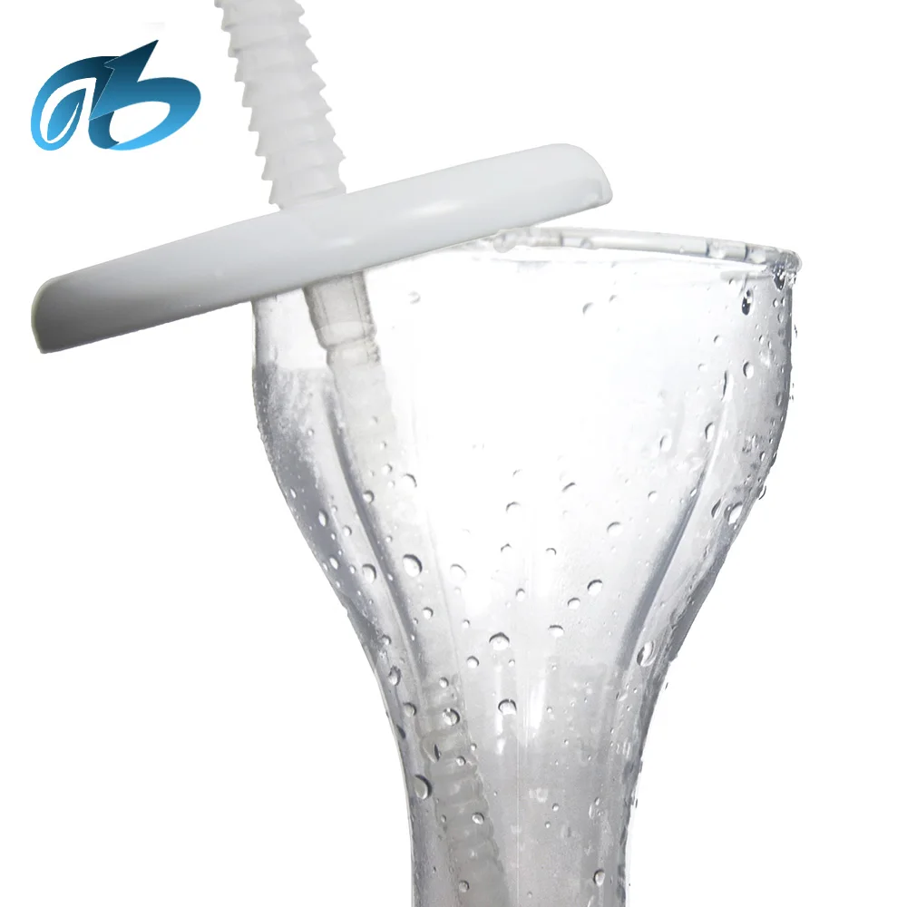 24 унции 500 мл пластиковая кружка для пива с длинным горлышком