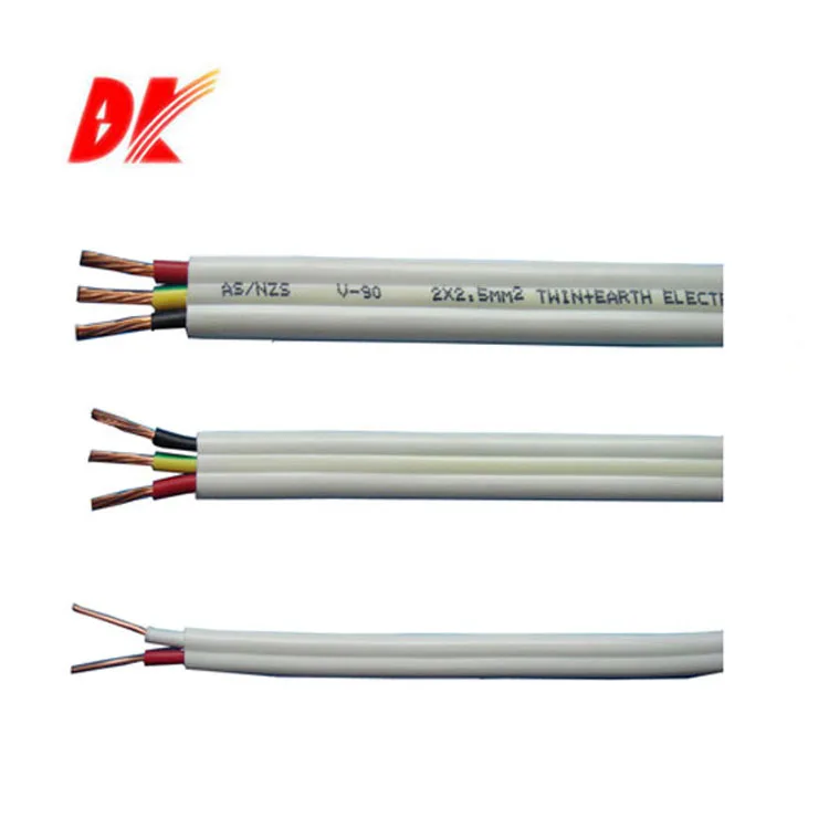 3 core 1.5mm flat power cable