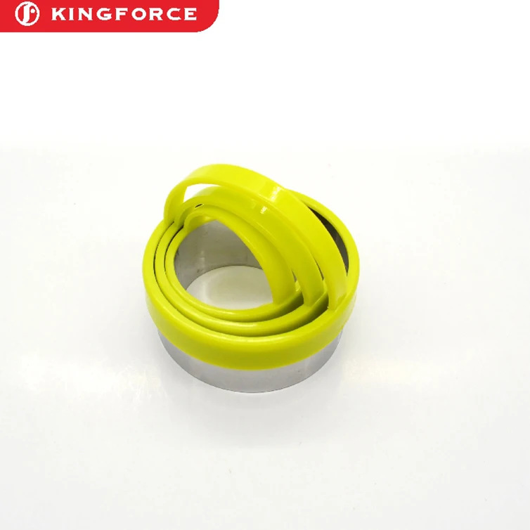 
 KF610034S круглая форма для печенья из нержавеющей стали для пирожных-3 предмета в комплекте мини-вырез для печенья  