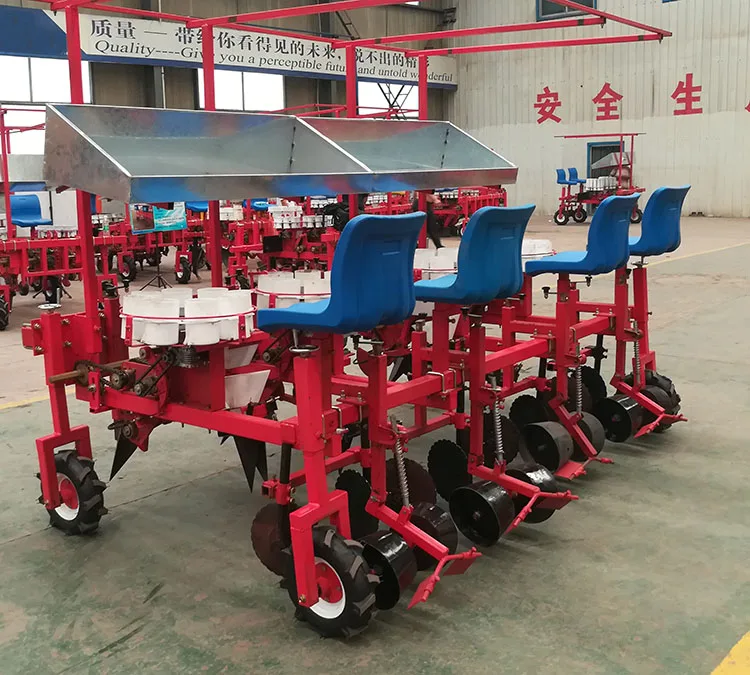 Sapling Transplanting Equipment Sugar Beet Planting Machine Shallot Seedling Planter High Onion Planter Machine 4 Row Reliable