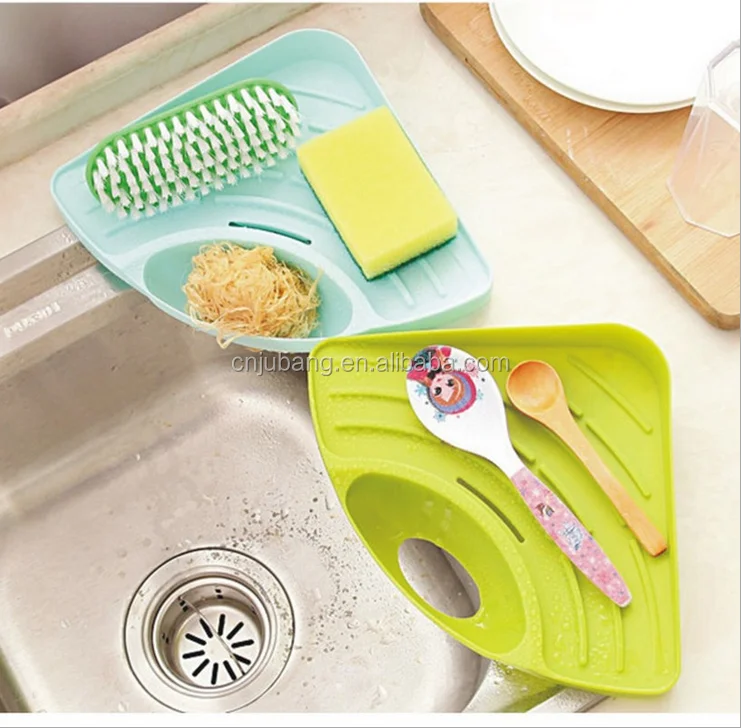 Hot Sale Bathroom Kitchen Sink Corner Storage Rack Plastic Soap Sponge Holder Sink Triangle Corner Shelf Buy Bathroom Kitchen Sink Corner Storage Rack Plastic Soap Sponge Holder Kitchen Sink Corner Storage