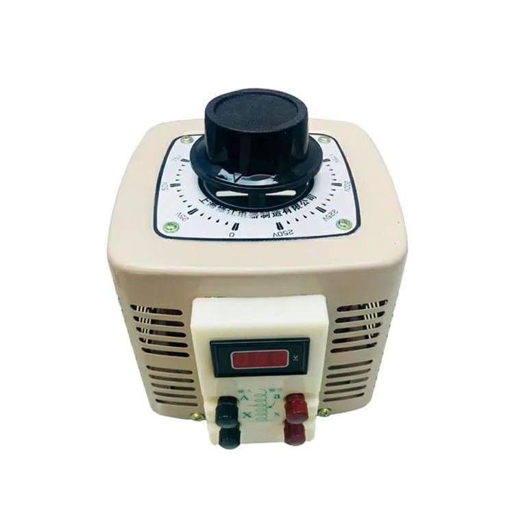 Factory Direct 1kva Single Phase Contact Voltage Regulator Variac Transformer