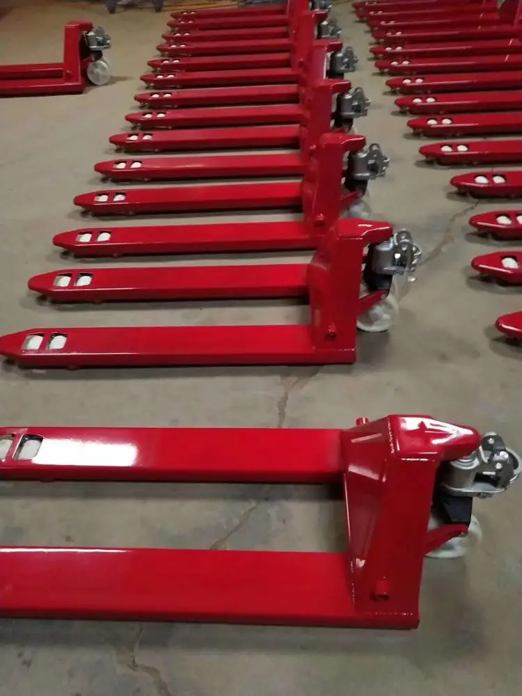 Hand Operated Forklifts Hydraulic Fork Lift With Pu Wheel Buy