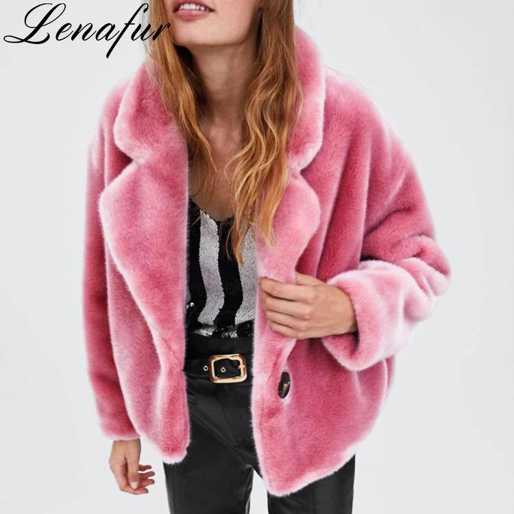 Shopifur Salmon Pink Mink Fur Coat (as1, numeric, numeric_36, regular,  regular) at  Women's Coats Shop