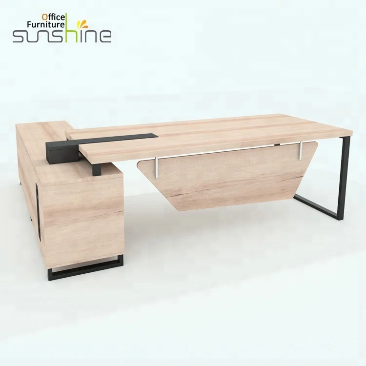 Thiết kế bàn văn phòng hiện đại quầy gỗ sang trọng bàn giám đốc nội thất văn phòng bàn giám đốc