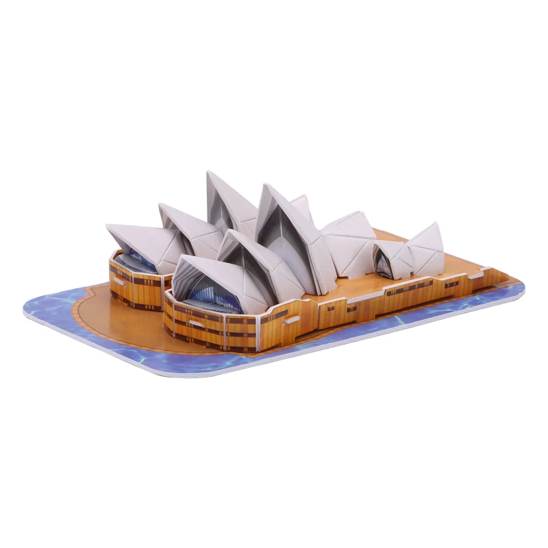 World Famous Architecture 3D Puzzle Australia Sydney Opera House Building Toys Jigsaw Puzzles Toys Educational Toys for Children