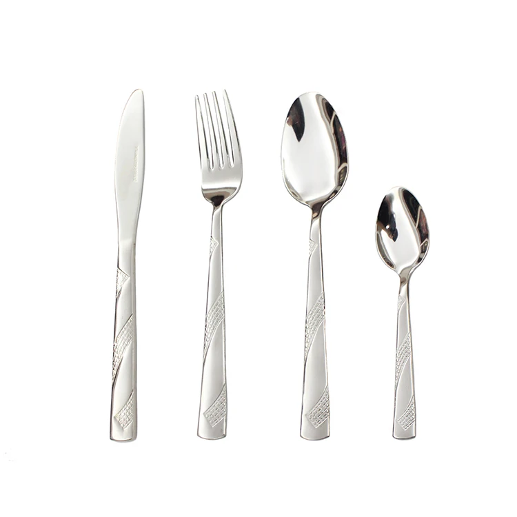 Modern Design Restaurant Silverware Stainless Steel Bulk Flatware Buy