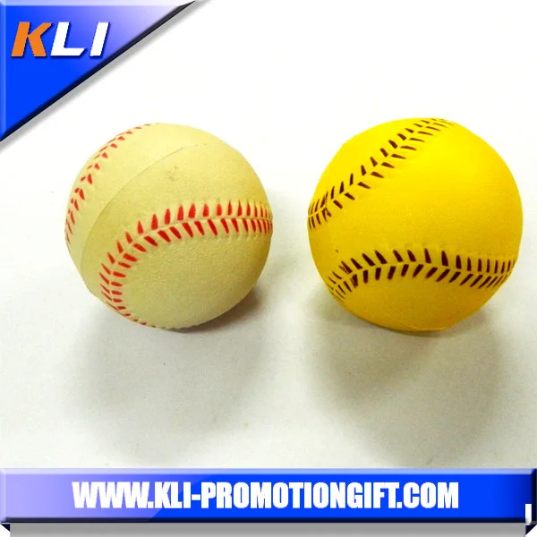 Pu Foam Anti Stress Softball Shaped 