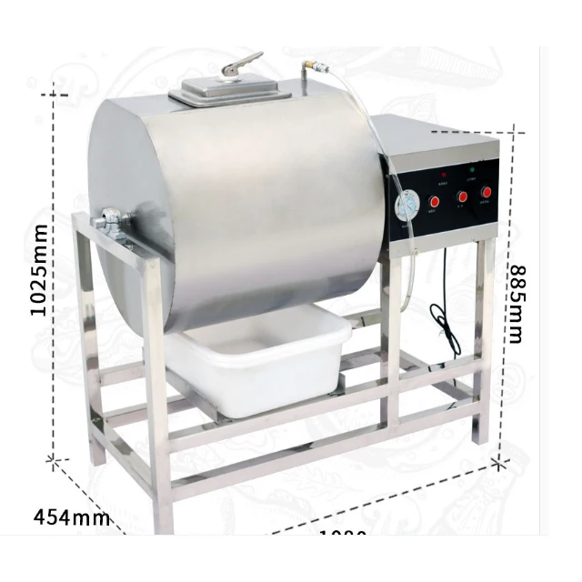 Electric Vacuum Tumbler Marinator Meat Salting Marinator - DPEM-E