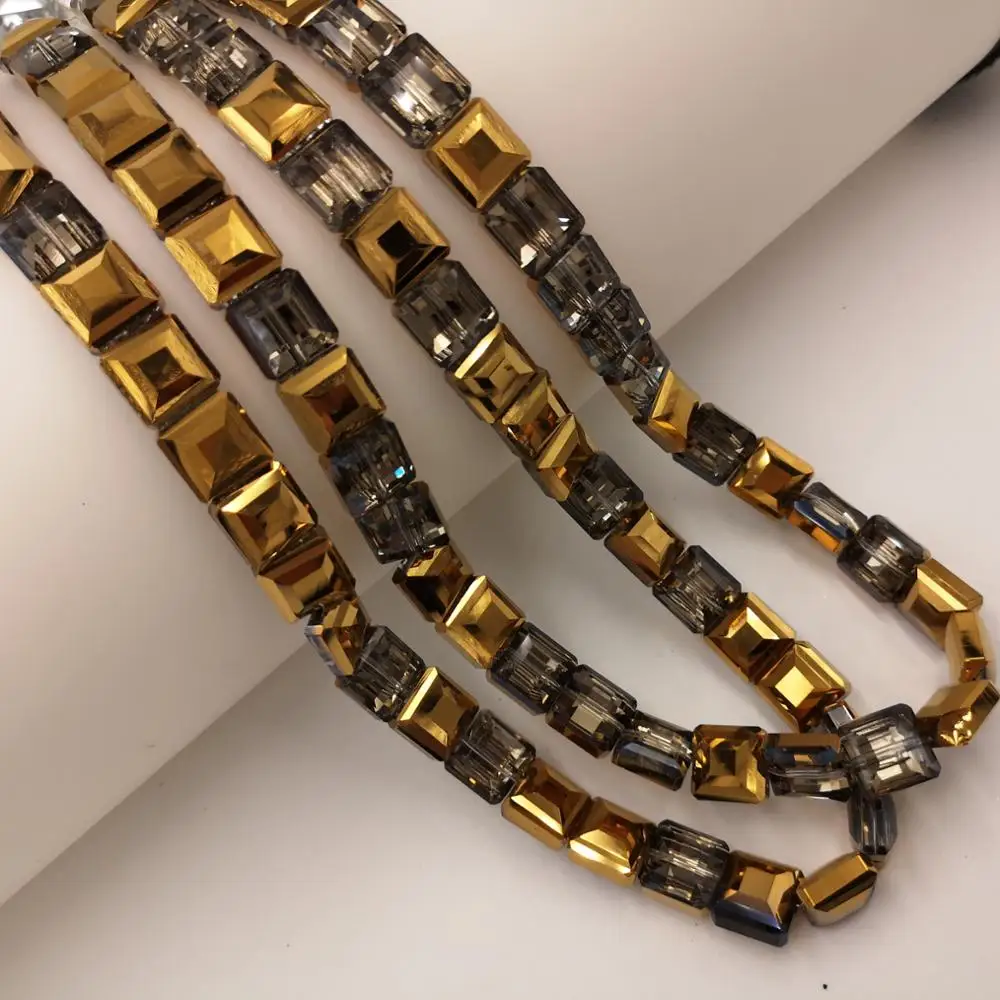 flat mirror beads