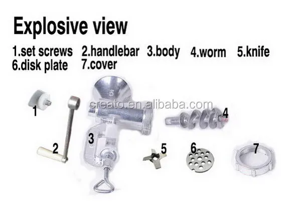 Portable /Table Type Electric Meat Grinder MG08-1 - Image 6