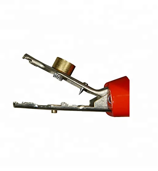 19-Inch Right Angle Test Lead with Alligator Clip Bed of Nails to Banana Plug Male Product Category Alligator Clips