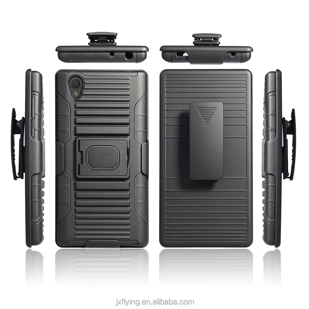 2 En 1 Unid Tpu Híbrido Armor Caso Del Acoplamiento Para Sony Xperia L1  Para Sony Xperia L1 Con Kickstand - Buy Caso De La Armadura Del Teléfono  Móvil Product on 