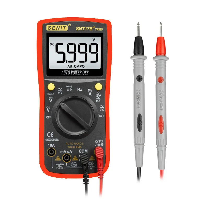 SNT810 Clamp Thermometer Volt Meter Current AC/DC Voltage