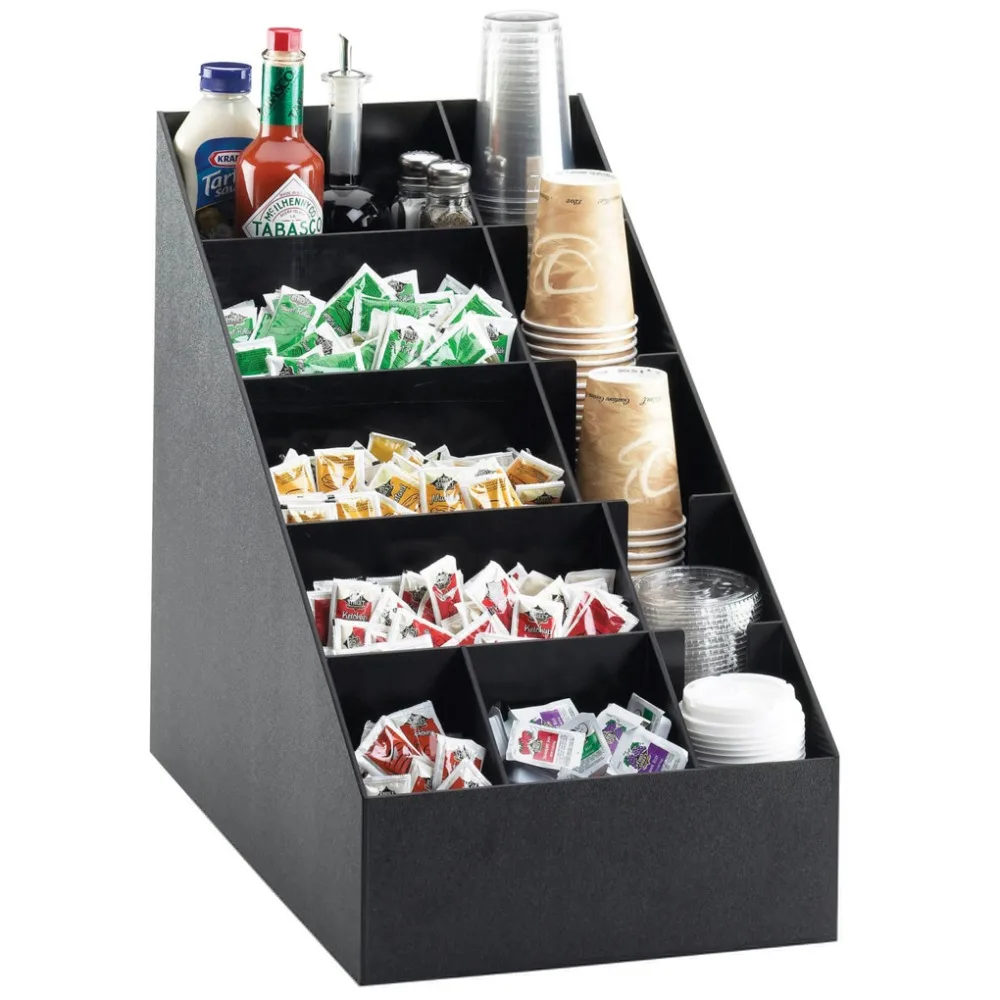 Jenx 2 Piece Combo Acrylic Coffee Condiment and Accessories