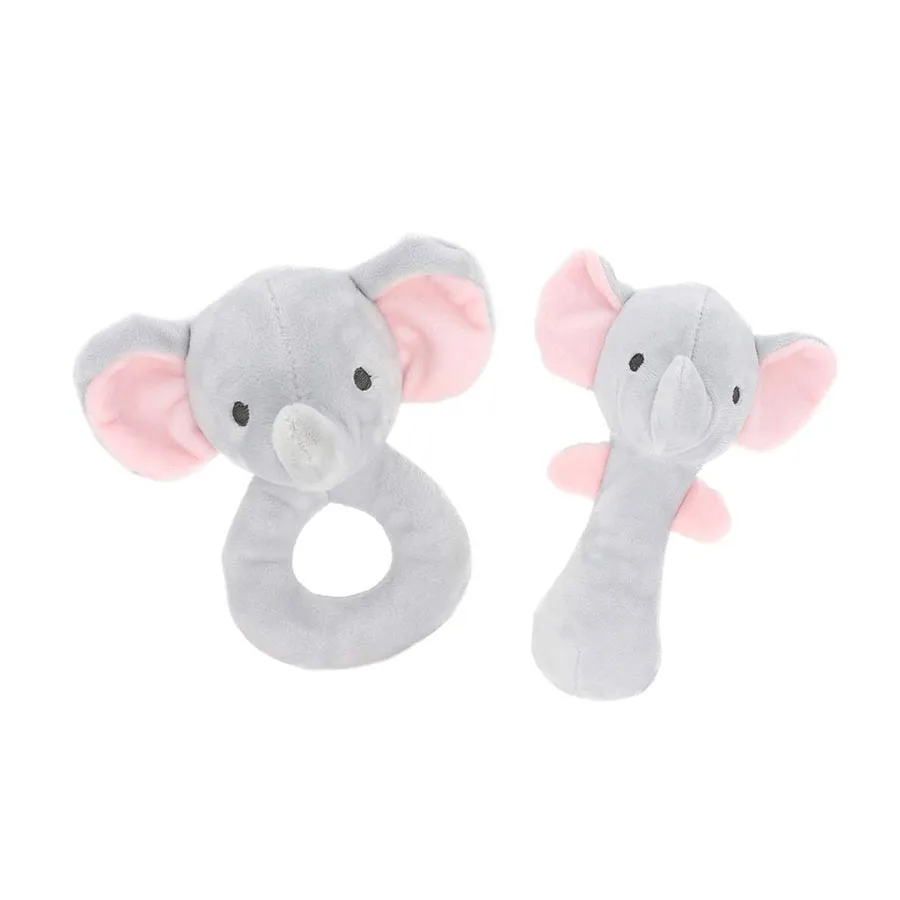 plush elephant rattle