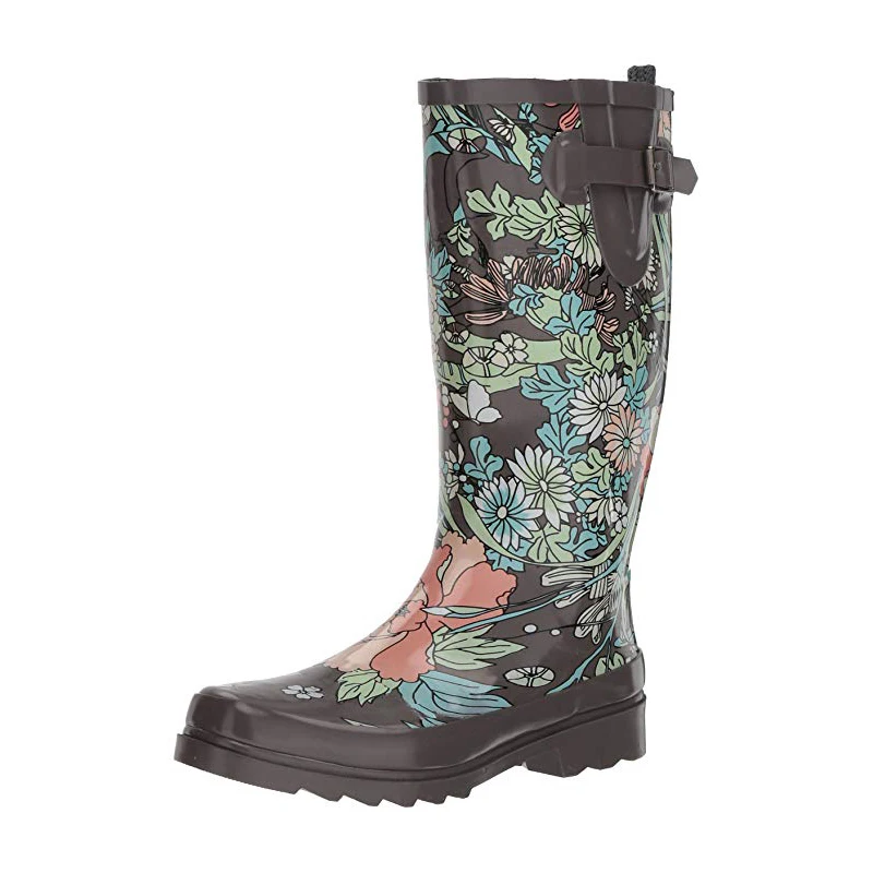 Botas De Lluvia Impermeables Para Mujer,Botas De Goma Antideslizantes Para  Exteriores,Nuevo Diseño,Venta Al Por Mayor - Buy Al Aire Libre Antideslizante  Botas De Lluvia De Goma De Las Mujeres,Damas De Diseño De