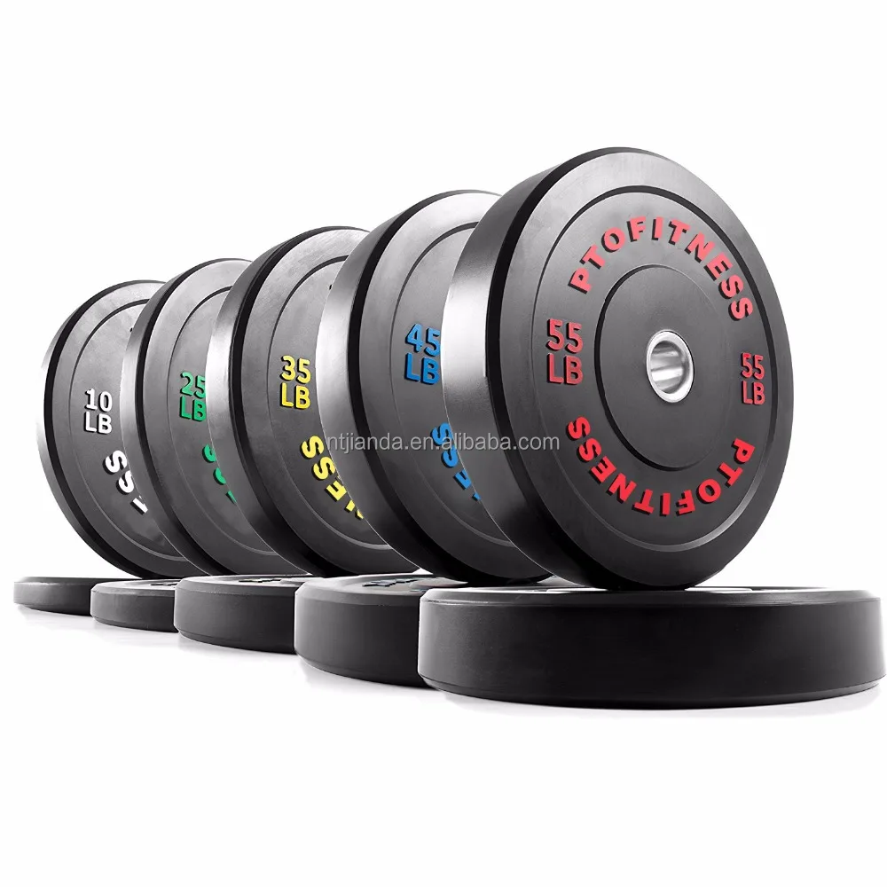 
Direct factory price promotional gym equipment custom logo PU competition weight plate 