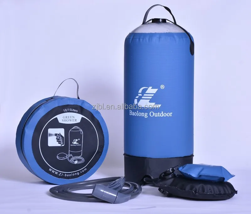 Baolong 11L Pressure Shower Water Bathing Bag Outdoor Portable Inflatable Camping Shower PW1027 PVC