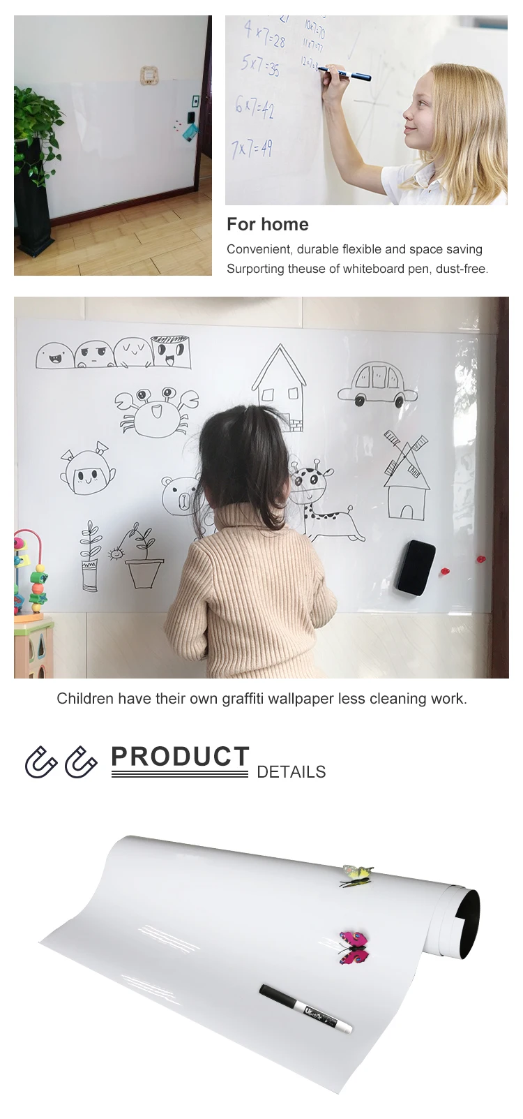 flexible magnetic classroom planning board key features