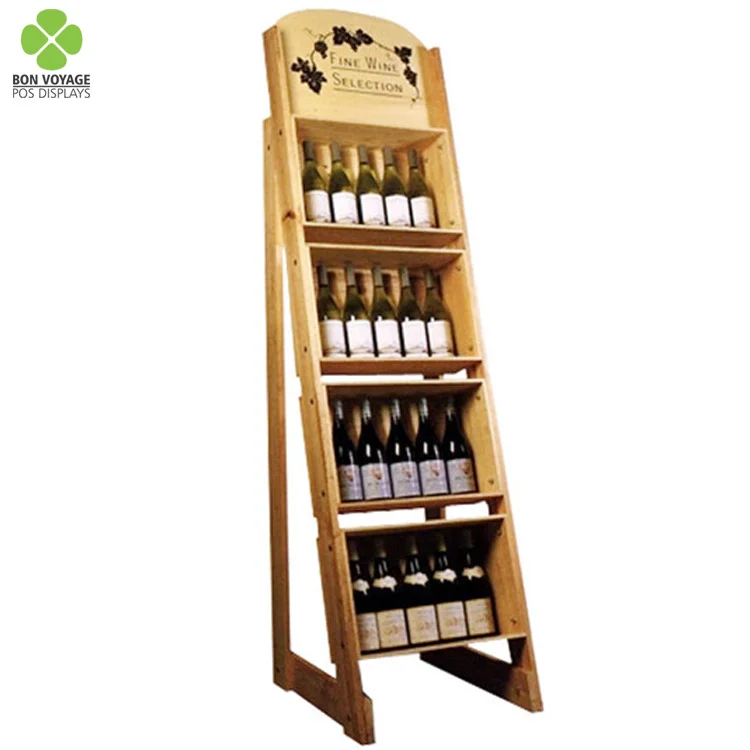 wine stand wood