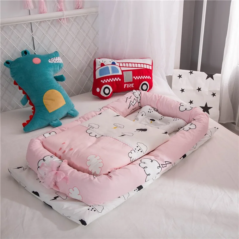 Cuna De Nido De Bebe Cuna Para Dormir Cojin De 100 Algodon Tumbona Suave Para Recien Nacido Con Edredon Para Cama Buy Bebe Portatil Cama Cuna Multifuncion Bebe Cama Portatil Barato Bebe Cama Portatil Product On