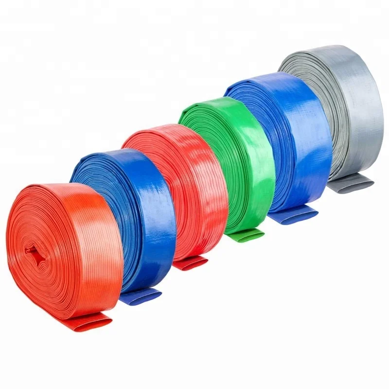 Manguera Plana Lay Azul 10m X 25mm (1″): Resistente Para Bomba De Agua Sumergible O Riego