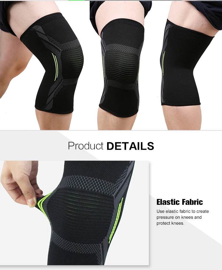 Mkas Modern Design Customized Pro Sport Knee Support Brace For Running