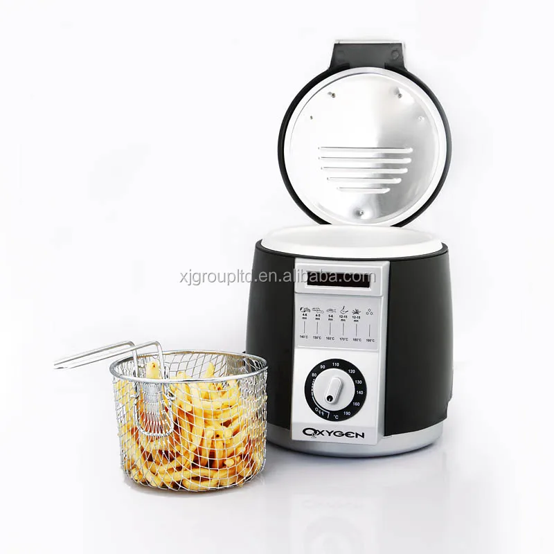 0.9L Electric Deep Fryer Home Deep Fat Fryer with Temperature