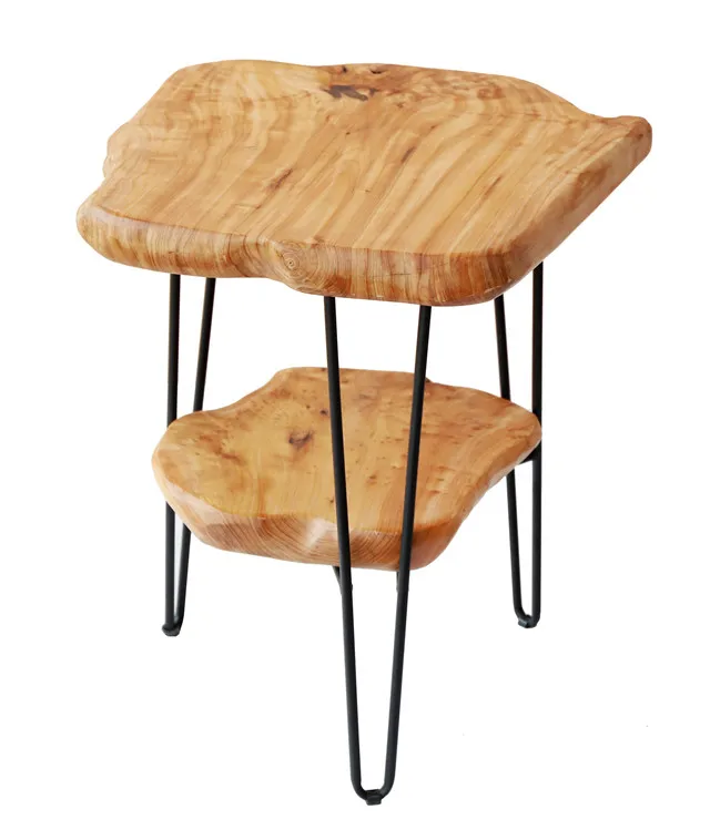 Fir Root End Table With Black Metal Steel Legs Buy End Table Fir Root Table End Table With Metal Legs Product On Alibaba Com