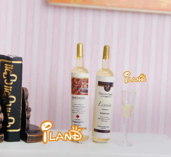 Миниатюры iland, набор миниатюрных бутылок для кукольного домика, еды и напитков/6 фе014