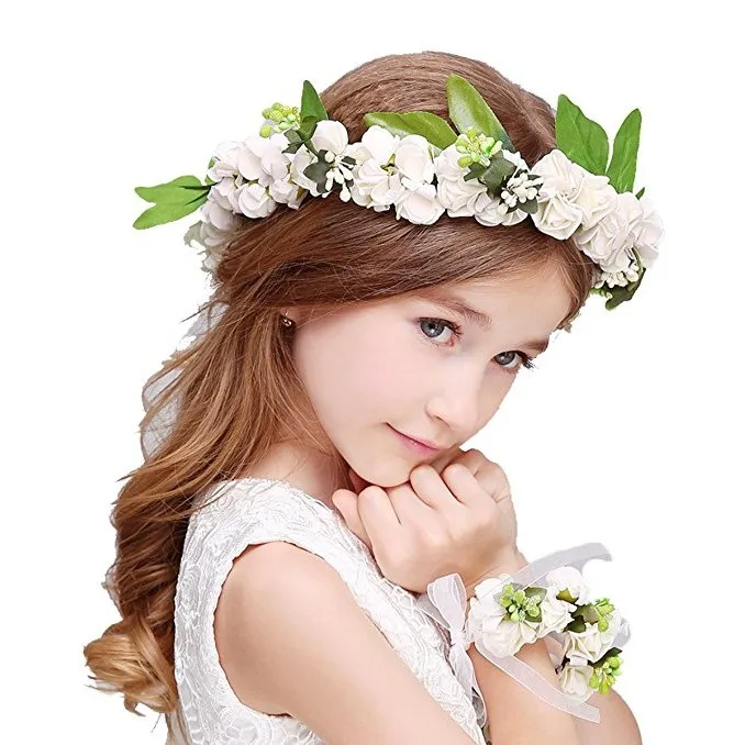 Bohemia Flower Floral Hairband Girls Crown Headband Party Wedding Headwear 