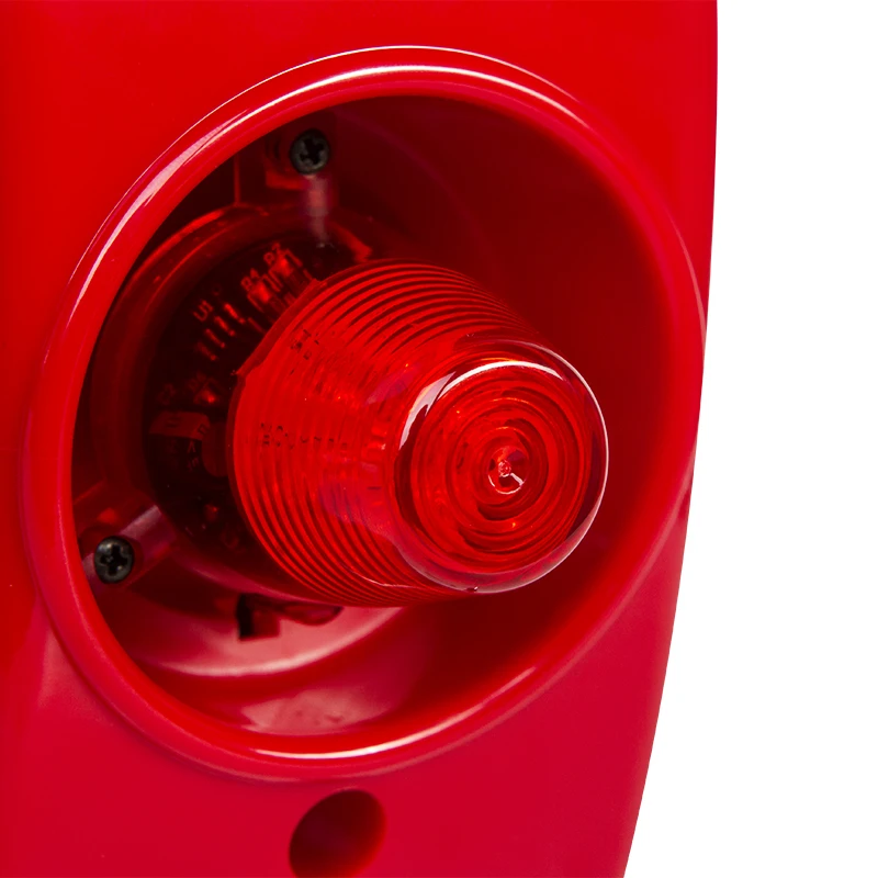 
Проводная пожарная сигнализация Стробоскопическая сирена с проблесковым сигналом 