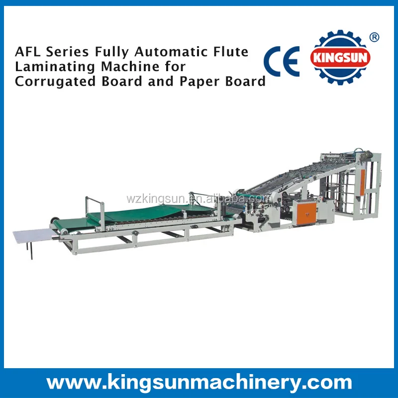 Автоматическая машина для ламинирования картона из гофрированного серии