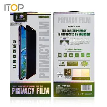 ITOP Mobile Phone Privacy Filter for iPhone 8 Plus XS Max XR Privacy Screen Protector for iPhone 12 Pro Max 11 Pro X 6 7 Plus