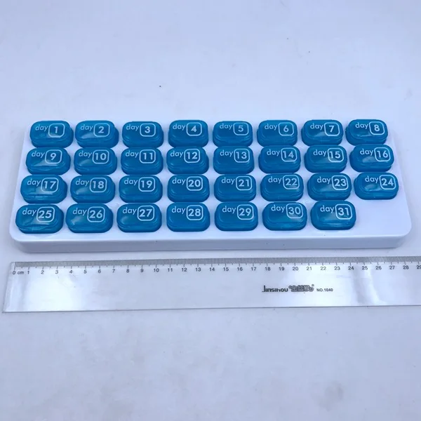 Дорожный 31 день, еженедельный ежемесячный органайзер для таблеток