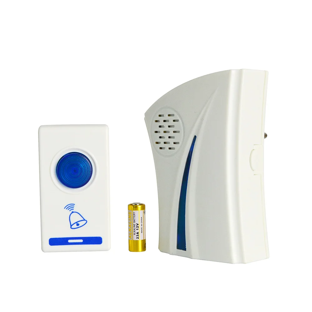 Over 15years Experience Factory Control 100M DC Apartment Doorbell Chinme Wireless Door Bell with 32pcs Classical Music