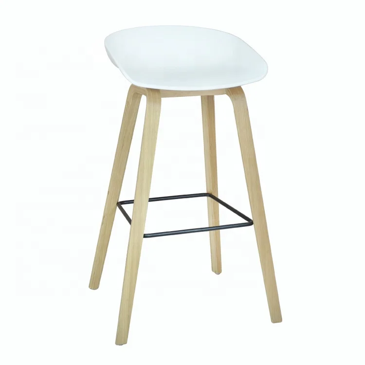 (SP-BS200) Фабрика поставок пластика сиденье современный деревянный круглый бар табуреты