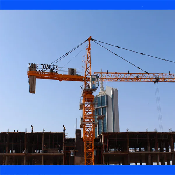 QTZ Model Tavol Tower Crane Near the Nile
