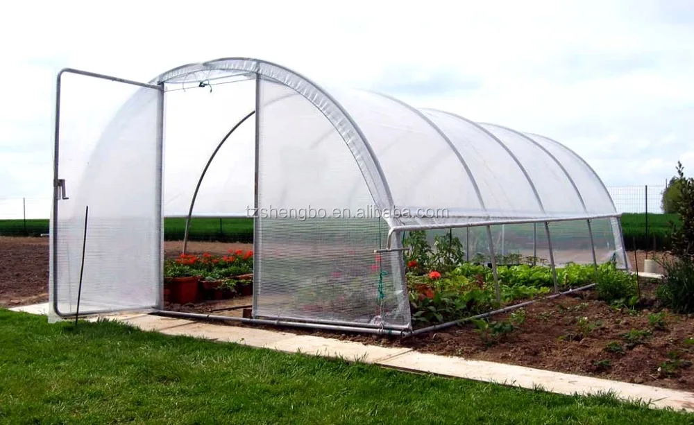 4 Size Fully Galvanised Steel Frame Poly Tunnel Greenhouse Polytunnel Tunnel 