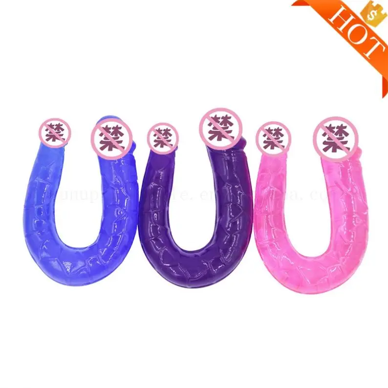 Free Custom Box - Factory Price Double Headed Dildo for Gay Lesbian Extra Long Squirting Rotating Dildo Anal