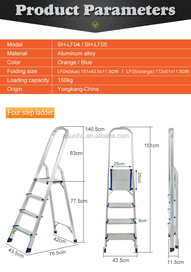 Lightweight Aluminum Ladder Used,Aluminum Folding Floor Step Ladders