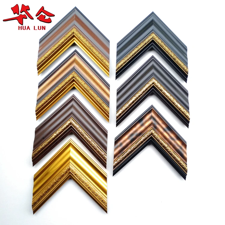 Manufacturers Frame Edge Picture Frame Moulding Importers Suppliers Plastic Frame Classical Embossed Plastic 3.78"wide Guangdong