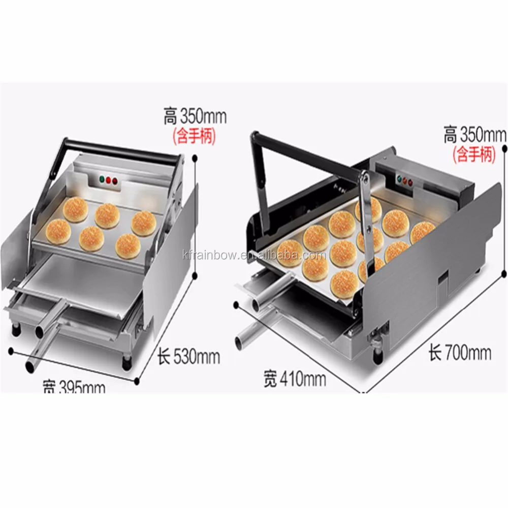 Automatic Electrical Bacon Bread Baker Machine Bakery Equipment/Bread Machines Electric Burger Slicer/Cutter - Image 4
