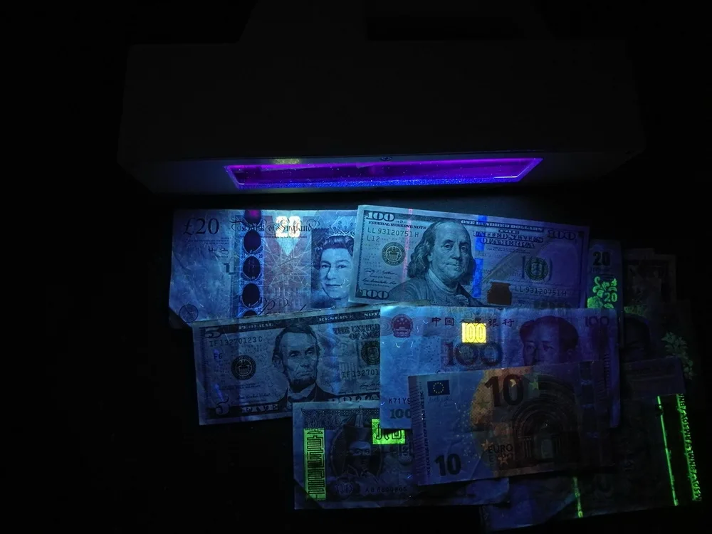 16 Вт Двойные УФ-лампы Longwave и коротких волн нм минеральный фосфорный детектор