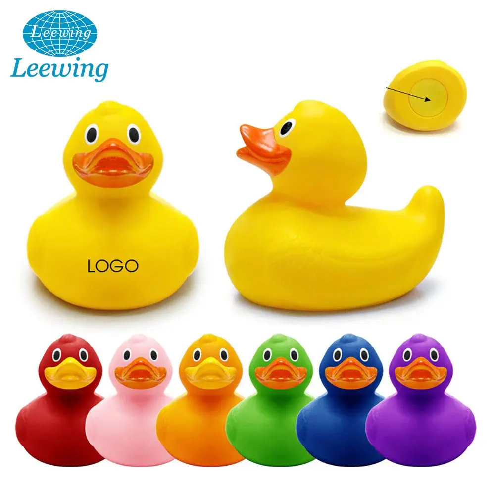 
Лидер продаж, лидер продаж, пвх фталат, виниловая игрушка для ванны для детей, с логотипом на заказ, утяжеленная плавающая Желтая резиновая утка 