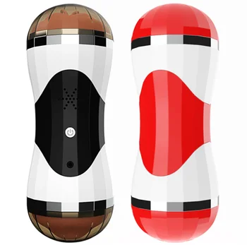 hot selling male sex toys electric masturbator double head masturbation cup for male by hand