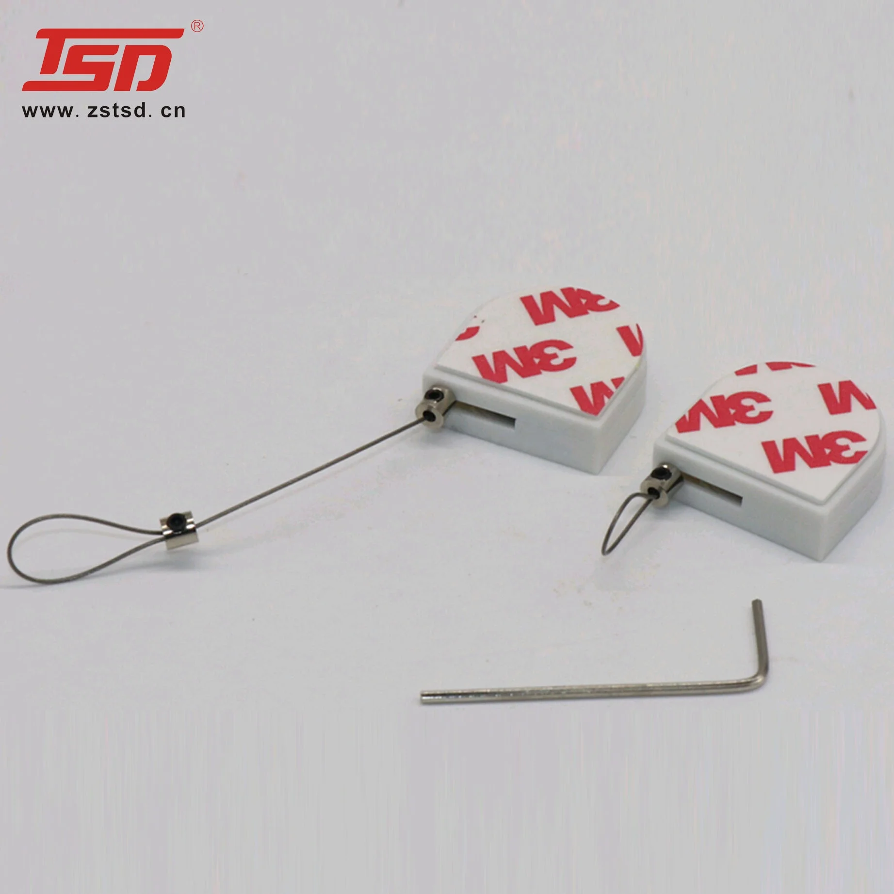 Jewelry Security Theft Proof Pull Box Retail Display Security Tethers Cable Recoiler